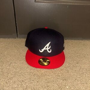 MLB Navy and Red Cap